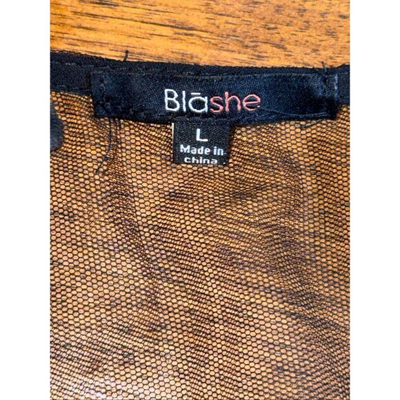 Blashe Sheer Duster Kimono Robe - Picture 4 of 7